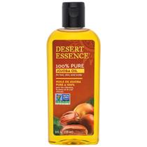 Óleo de jojoba Desert Essence 240 ml 100% puro para cabelo e pele