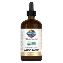 Óleo de jojoba Garden of Life 100% orgânico e puro 120 ml