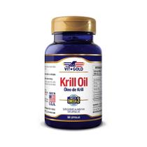 Óleo de Krill 1000 mg (Fonte de Omega 3) Vitgold 60 cápsulas