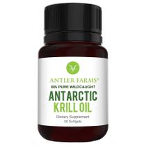 Óleo de krill Antler Farms 100% puro Wild Caught 60 cápsulas gelatinosas Óleo de krill Antler Farms 100% puro Wild Caught 60 cápsulas gelatinosas