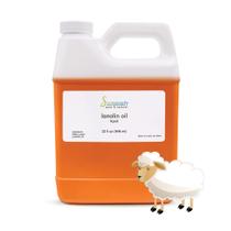 Óleo de lanolina Soapeauty prensado a frio não refinado 946 ml 100% natural Óleo de lanolina Soapeauty prensado a frio não refinado 946 ml 100% natural