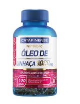 Óleo De Linhaça 1000mg 120 Cápsulas Catarinense