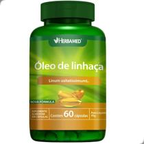 Oleo de Linhaça 1000mg 60 Capsulas Softgel Herbamed