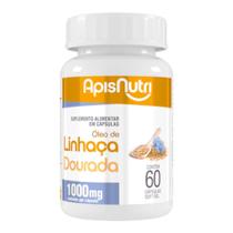 Óleo de Linhaça 1000mg Apisnutri 60 cápsulas