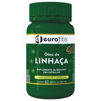 Óleo de Linhaça 1000mg com 60caps - Eurofito ean 7898716453448