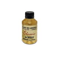Óleo De Linhaça Acrilex 100 Ml - Pacote Com 06 Unidades Óleo De Linhaça Acrilex 100 Ml - Pacote Com 06 Unidades
