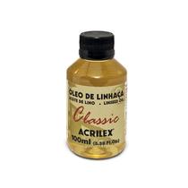 Óleo de Linhaça Acrilex 100ml: Proteção e Brilho para Seus Projetos - Aditivo Versátil para Tintas Óleo de Linhaça Acrilex 100ml: Proteção e Brilho para Seus Projetos - Aditivo Versátil para Tintas