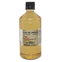 Óleo de Linhaça Classic 500ml Acrilex - ACRILEX - ARTISTICO