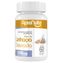 Óleo de Linhaça Dourada 1000mg (60 caps) - Padrão: Único Óleo de Linhaça Dourada 1000mg (60 caps) - Padrão: Único