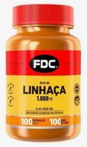 Óleo De Linhaça Dourada 1000mg Fdc Flaxseed Oil C/ Lignanas - FDC VITAMINAS