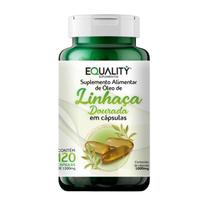 Óleo de Linhaça Dourada 1000mg Pote 120 cápsulas