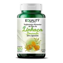 Óleo de Linhaça Dourada 500mg Pote 120 Cápsulas