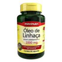 Oleo de Linhaça Fonte Ômega 3-6-9 60 Cápsulas 1000mg Maxinutri