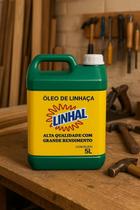 Óleo De Linhaça Linhal 5 Lt Impermeabilizante Madeira
