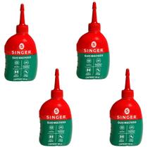 Óleo de Máquina Multiuso 100ml 4 Unidades Singer Original Óleo de Máquina Multiuso 100ml 4 Unidades Singer Original