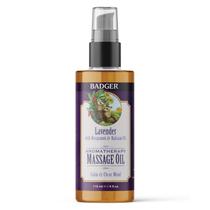 Óleo de massagem Badger Aromaterapia Lavanda com Bergamota 120mL