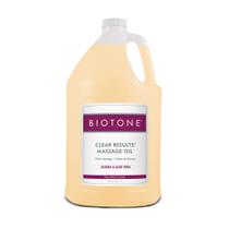 Óleo de massagem Biotone Clear Results 3,8 L com óleo de jojoba e aloe