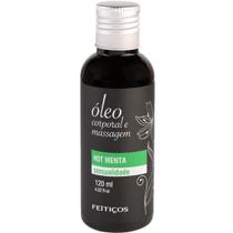 Oleo de Massagem Corporal Relaxante Aroma Hot Menta 120ml - Feitiços