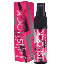 Óleo De Massagem Corporal Spray Shock Plus Beijavel Morango