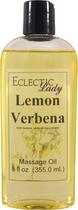Óleo de massagem Eclectic Lady Lemon Verbena 240 ml com óleo de amêndoa