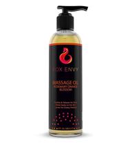 Óleo de massagem Fox Envy Orange Blossom com frasco de 240 ml de alecrim