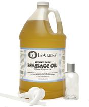 Óleo de massagem La Almona Ultimate Glide 3.78L com bomba dispensadora