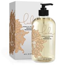 Óleo de massagem Lulu Lube com óleo de coco fracionado 480 ml Óleo de massagem Lulu Lube com óleo de coco fracionado 480 ml
