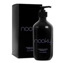 Óleo de massagem NOOKY com óleo de coco fracionado 480 ml de lavanda Óleo de massagem NOOKY com óleo de coco fracionado 480 ml de lavanda