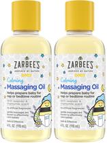 Óleo de Massagem para Bebês Zarbee's Lavanda e Camomila 118ml Kit com 2