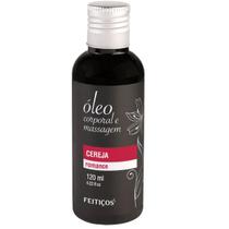 Óleo de Massagem Relaxante Corporal Cereja Romance 120ml