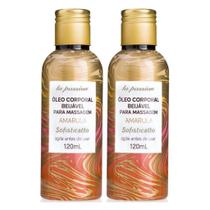 Óleo De Massagem Sensual Sensação Quente Amarula (2 unidades) Óleo De Massagem Sensual Sensação Quente Amarula (2 unidades)