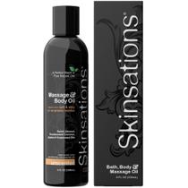 Óleo de massagem Skinsations sem perfume 240 ml com óleo de amêndoa doce Óleo de massagem Skinsations sem perfume 240 ml com óleo de amêndoa doce