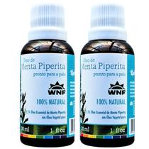 Óleo De Menta Piperita Pronto Para O Uso Massagem Wnf 30ml - 2 Unidades