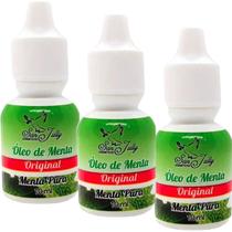 Óleo de Menta San Jully Menta Pura Frasco 10ml Kit 3 Unidades