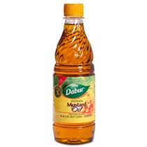 Óleo de mostarda Dabur Kachi Ghani para cuidados com a pele e cabelos 1L