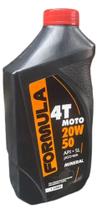 Óleo de Moto Fórmula 4T 20W50 Mineral - API SL JASO MA - 1 Litro