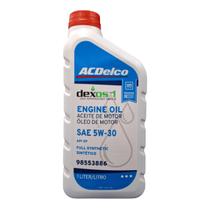 Óleo de Motor ACDelco 5W-30 Dexos 1 Gen 3 Sintético - Lubrificante Original e Certificado Pela GM Óleo de Motor ACDelco 5W-30 Dexos 1 Gen 3 Sintético - Lubrificante Original e Certificado Pela GM