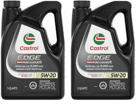 Óleo de motor Castrol Edge High Mileage 5W-20 totalmente sintético 5L Óleo de motor Castrol Edge High Mileage 5W-20 totalmente sintético 5L