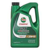 Óleo de motor Castrol GTX de alta quilometragem 20W-50 sintético 5L