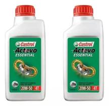 Óleo De Motor Castrol Mineral 20w-50 Para Motos E Quadriciclos - Kit 2 unidades Óleo De Motor Castrol Mineral 20w-50 Para Motos E Quadriciclos - Kit 2 unidades