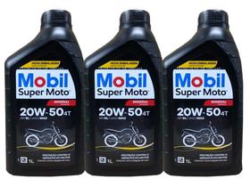 Óleo De Motor Mobil Super 20w50 Mineral Api Sl - 1 Litro Óleo De Motor Mobil Super 20w50 Mineral Api Sl - 1 Litro