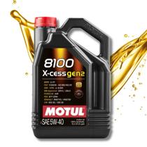 Óleo de Motor Motul 8100 5W40 Xcess Gen2 Sintético para Carros 4L