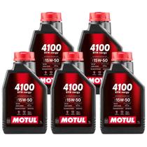 Óleo de Motor Motul Semi Sintético 4100 15w50 Syn Nergy Api SP - 5 Litros Óleo de Motor Motul Semi Sintético 4100 15w50 Syn Nergy Api SP - 5 Litros