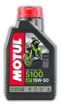 Óleo De Motor Motul Semi-sintético 5100 15w-50 Para Moto E Quadriciclo X 1l