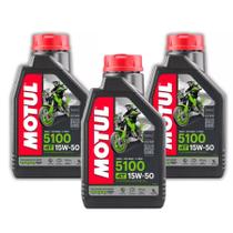 Óleo de motor Motul Semi-sintético 5100 15W50 Para Moto 1L Óleo de motor Motul Semi-sintético 5100 15W50 Para Moto 1L