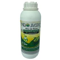 Óleo de neem 1 lt natural orgânico sustentável repelente inseticida para agricultura combate repele pragas insetos