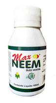 Óleo de Neem 100ml Max Neem controle de insetos (pulgao, lagarta, mosca branca, etc)