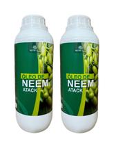 Óleo De Neem Concentrado 1 Litro Puro Nem 2 Unidades