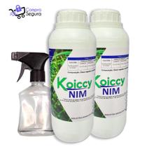 Óleo De Nim/ neem Solução Concentrada 1Litro Cx 2UNI + Borrifador - Rende 6OO lts