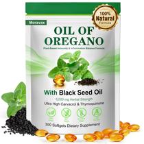 Óleo de Orégano Moravax 300 Softgels 6000mg Com Cominho Preto Óleo de Orégano Moravax 300 Softgels 6000mg Com Cominho Preto
